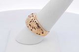14k Yellow Gold Hisbiscus Flower Dome Ring 3.9 Grams Size 7.75 Eb0626orxdu