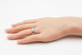 1.62 Cttw Diamond & 14k White Gold Eternity Band 10.2 Gram Size 6.75 Fw0426crxd7