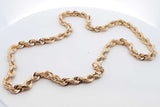 14k Yellow Gold Rope Chain 93.1 Grams 22 Inch Eb1025crxzdu