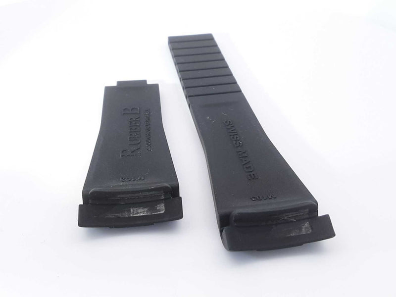 Rubber B M103-bk Black Watch Band Aa0623lwrsa