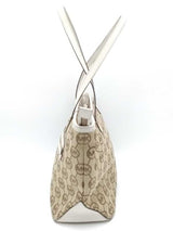 Michael Kors Cream Logo Tote Beige / Tan Handbag Aa0326ozsa