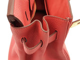 Hermes Birkin 30cm Rouge Pivoine Red Togo Gold Hardware Handbag Do0526loexzde