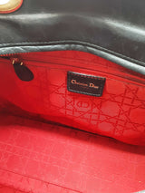 Christian Dior Lady Dior Cannage Quilted Leather Top Handle Bag Eb0926lorxde