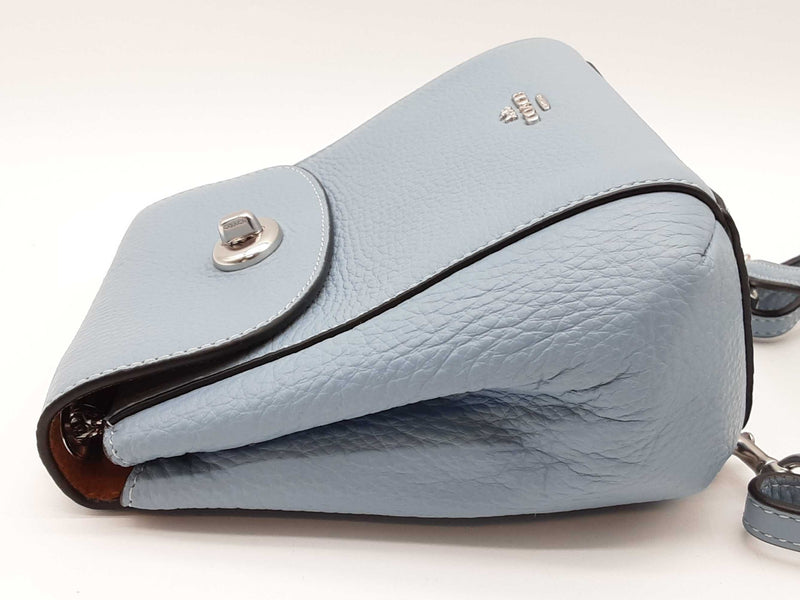 Coach Mini Blue Leather Backpack Do0725wxde