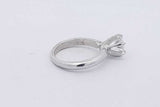 1.0ctw Lab Grown Diamond Ring In 18k White Gold 3.8 Grams Size 4 Eb0826prxsa