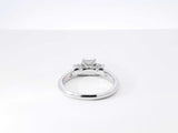 1.22 Cttw Three-stone Cathedral Ring In 14k White Gold 4 Grams Size 7.75 Fw0526lwxzdu