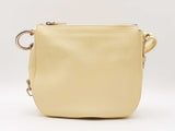 Burberry Knight Small Shoulder Bag In Mimosa Yellow Grained Leather Fw1225wrxdu