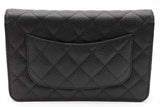 Chanel Quilted Caviar Black Leather Wallet On Chain Eb1026lxxzde