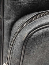 Gucci Medium Day Backpack In Grey & Black Gg Supreme Coated Canvas Fw0226rzxdu