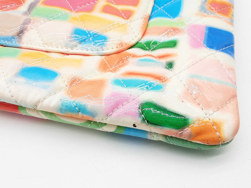 Chanel Charm O Case Veau Verni Multicolor Umbrella Pouch Do0625exzde