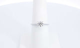 14k White Gold Lab Grown Diamond Solitaire Ring Size 6.5 Ebprxdu 144030004787