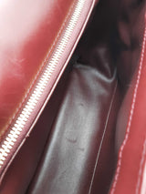 Gucci Deco Burgundy Leather Shoulder Bag Eb0626cxzde