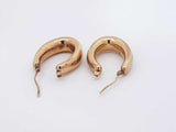 14k Yellow Gold Hoop Earrings 4.35 Grams Aa0925lczsa