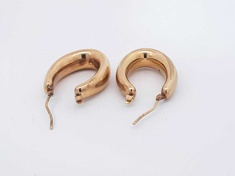 14k Yellow Gold Hoop Earrings 4.35 Grams Aa0925lczsa