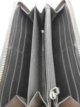 Gucci Black Leather Zip Around Wallet Eb0926oxzsa