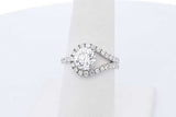 2.13cttw Lab Grown Diamond Ring In 14k White Gold 2.88 Grams Size 7 Eb0726eorde