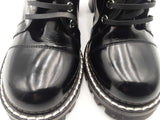Louis Vuitton Black Patent Leather Star Trail Ankle Boots Size 38.5 Eb0226oxzsa