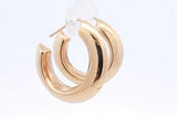 10k Yellow Gold Hoop Earrings 2.3 Grams Eb1124wxsa