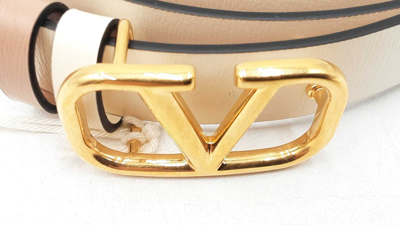 Valentino Garavani Vlogo Signature Reversible Belt Size 85/34 Sd0825llzdu