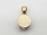 0.80 Ctw Diamonds 14k Two-tone Gold 1.8g Pendant Do0225rxzde