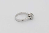 0.62cttw Diamond Ring In 14k White Gold 3.6 Grams Size 4.75 Eb1026wrxsa