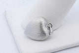18k White Gold Heart Pendant 1.3 Grams Eb0926loxde