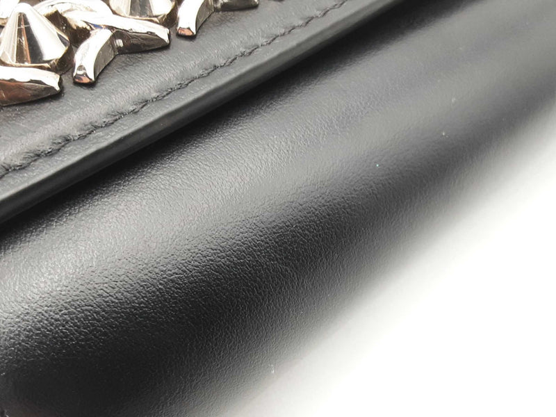 Christian Louboutin Paloma Spike Clutch Black Aa0825wrxsa