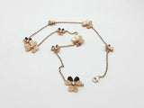 Van Cleef & Arpels Frivole 9-flower 0.45 Dwt Diamond 18.5 Grams 18k Yellow Gold 16 Inch Mk0126rzxzmia