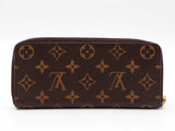 Louis Vuitton Clemence Wallet In Monogram Coated Canvas & Rose Ballerine Leather Fw0726lrzdu