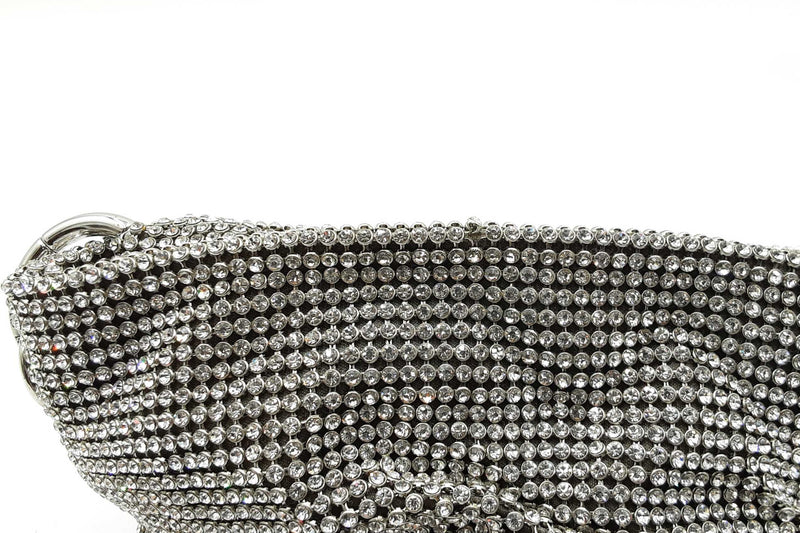 Jimmy Choo Bonny Crystal-embellished Mesh Mini Shoulder Bag