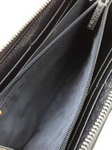 Gucci Ophidia Zip Around Wallet In Gg Supreme Canvas & Navy Calfskin Fw0626prxdu