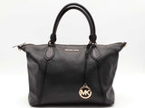 Michael Kors Pebble Leather Voyage Shoulder Bag Black Aa0926orsa