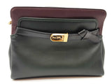 Coach Tate Carryall 29 Colorblock Green Dark Red Leather Tote Bag Do0826ploxde