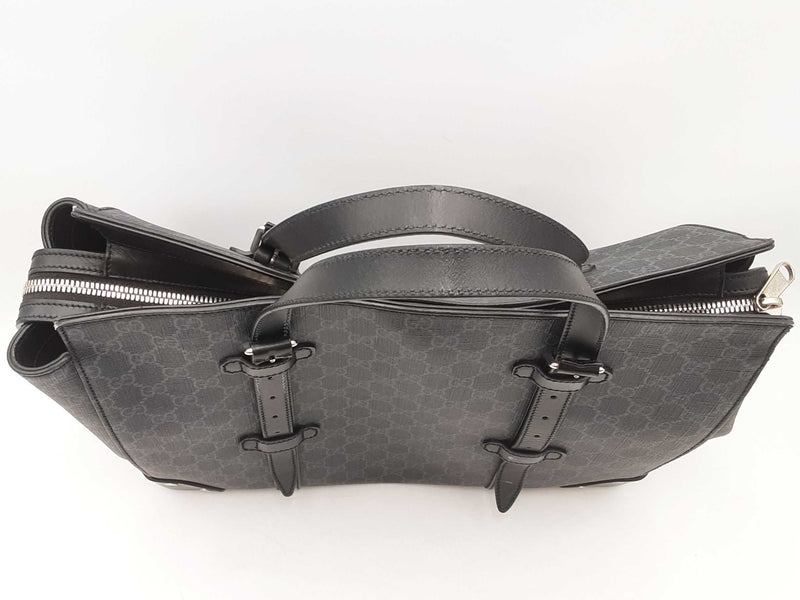 Gucci Gg Supreme Monogram Selleria Calfskin Tote Bag Sd0725pzxsa