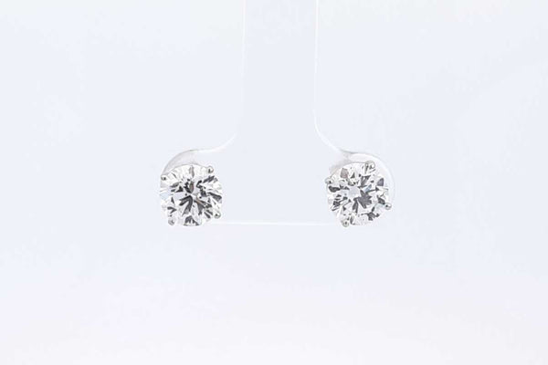 Approx. 2.0ctw Lab Grown Diamond Stud Earrings In 14k White Gold 2g Eb1224wwxsa