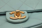 Chanel Quilted Leather Loop Top Handle Crossbody Flap Bag Eb0826owxzde