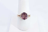 Purple Gemstone Ring In 14k Yellow Gold 5.7 Grams Size 8.25 Eb0724lrrsa