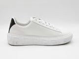 Versace Medusa Smile Sneakers In White Leather Size 40 Fw0626ezdu