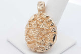 10k Yellow Gold Nugget Pendant 35.7 Grams Eb0826cxzsa