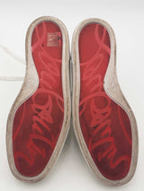 Christian Louboutin High Top White Leather Sneakers Size 41 Eb0325orxsa