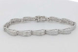 2.16cttw Diamond Tennis Bracelet In 14k White Gold 12.8 Grams 6 Inch Eb1026erxsa