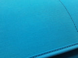 Hermes Cabag Elan Toile Turquoise Canvas Tote Bag Do1224prxde