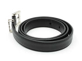 Ysl Saint Laurent Cassandre Thin Belt Black Belt Sd0826crdu