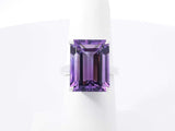 Tiffany & Co. Sparklers Amethyst & Silver Cocktail Ring 6.5g Size 6 Fw1026wrxdu