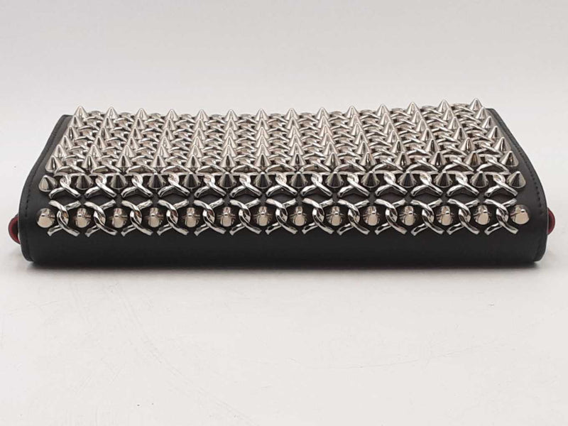 Christian Louboutin Paloma Spike Clutch Black Aa0825wrxsa