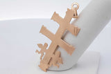 14k Yellow Gold Crucifix Pendant 3.5 Grams Eb0826lersa