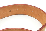 Louis Vuitton Vachetta Leather Studded Belt Size 90/36 Eb0526oxzsa