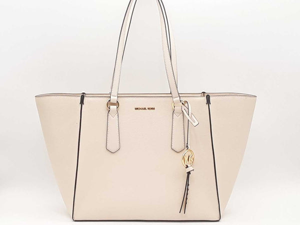 Michael Kors Kris Large Zip Top Tote White Aa0425wrsa