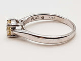 0.65 Cttw Champage Diamond 0.95 Platinum 5.1g Ring Size 8.75 Lh0324pixde