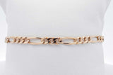 14k Yellow Gold Figaro Bracelet 5.4 Grams 8 Inch Eb0826wxzsa
